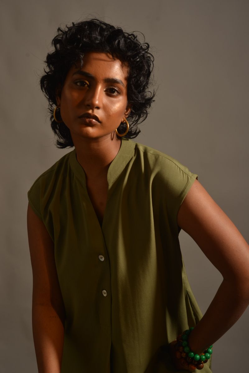 Gulabo - OLIVE SET - Bosky Lawn - Olive Green - 2 Piece