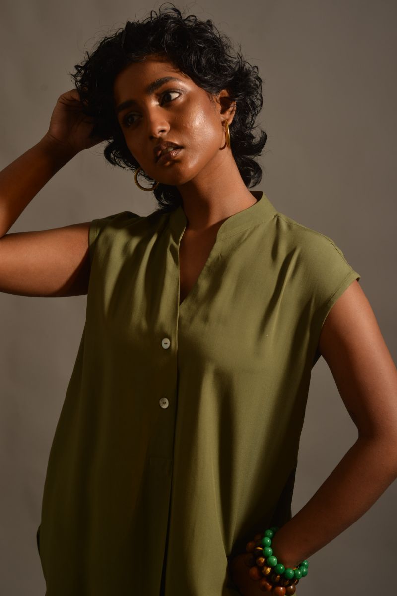 Gulabo - OLIVE SET - Bosky Lawn - Olive Green - 2 Piece