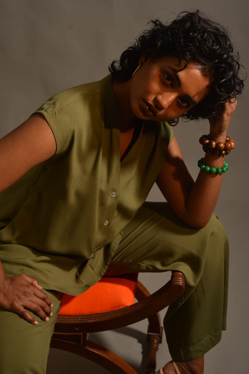 Gulabo - OLIVE SET - Bosky Lawn - Olive Green - 2 Piece