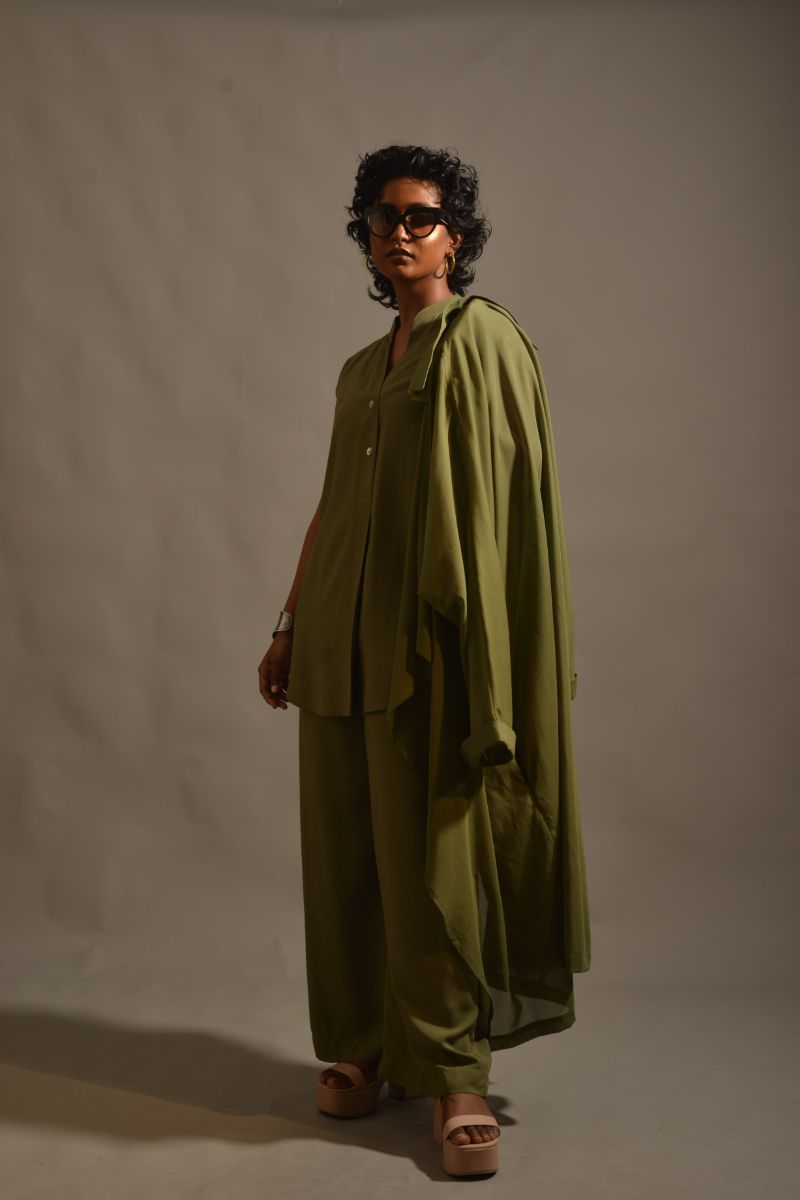Gulabo - OLIVE SET - Bosky Lawn - Olive Green - 2 Piece