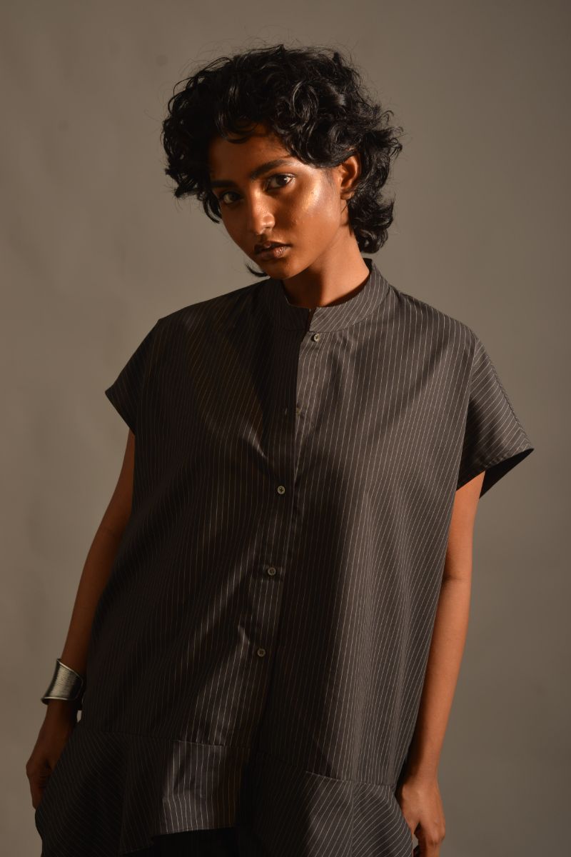 Gulabo - RHYTHM TOP - Egyptian Cotton - Black - 1 Piece