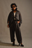 Gulabo - SABLE JACKET - PURE COTTON SWISS LAWN - BLACK - 1 Piece