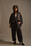 Gulabo - SABLE JACKET - PURE COTTON SWISS LAWN - BLACK - 1 Piece