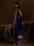 Sanam Chaudhri Laleh Saree Purple 1 Piece