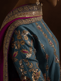 Sanam Chaudhri Navaz Teal 2 Piece