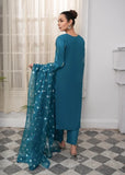 Laleen Dastaan Suit Teal 3 Piece