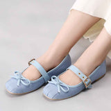 JootiShooti - Cloud Denim Bow Mary Jane