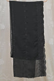 Mom4Little - Black Dupatta embroided MFL-D02 - 1 Piece