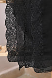 Mom4Little - Black Dupatta embroided MFL-D02 - 1 Piece