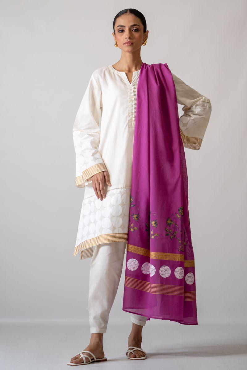 Ego - A Big Polka 3 piece - Cream - Cotton