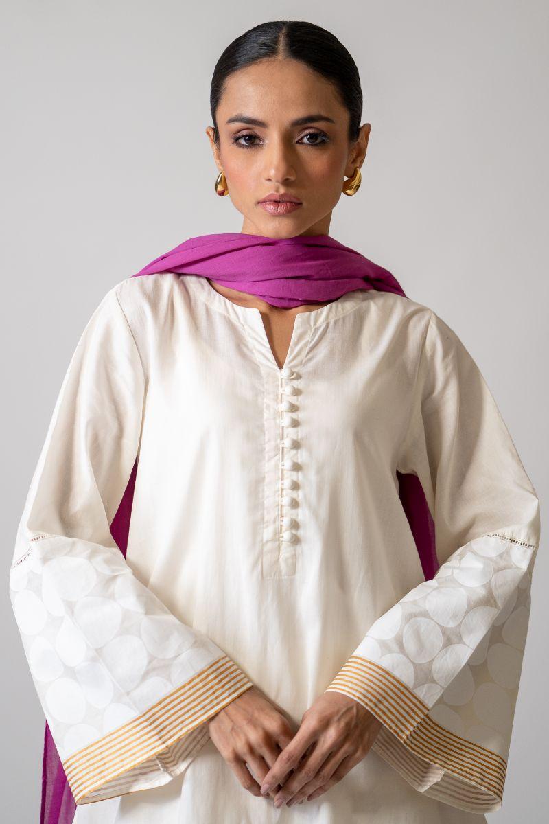 Ego - A Big Polka 3 piece - Cream - Cotton