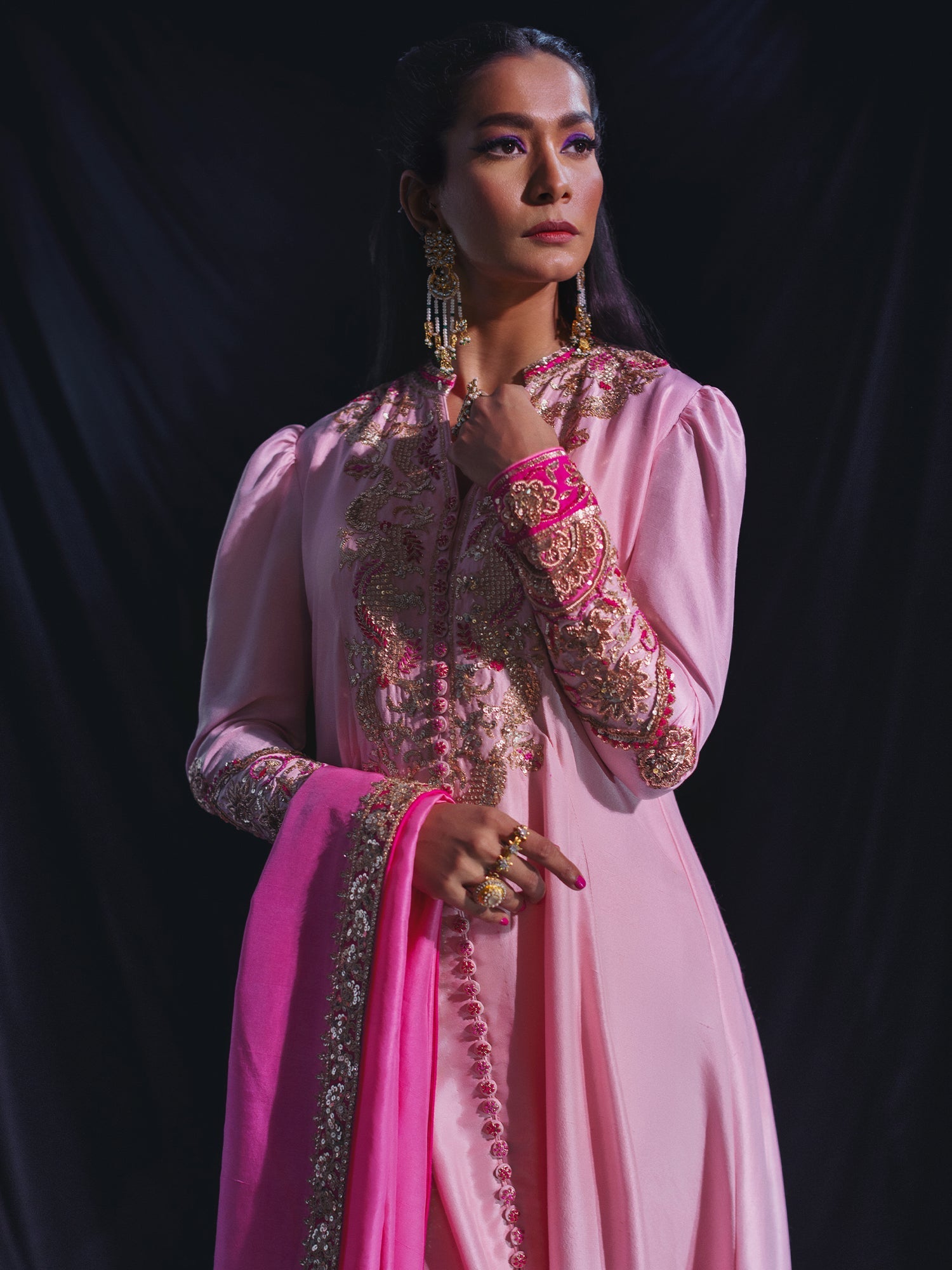 Sanam Chaudhri AYZAL Pink 2 Piece