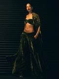 Sanam Chaudhri Amunet Jacket Green 1 Piece