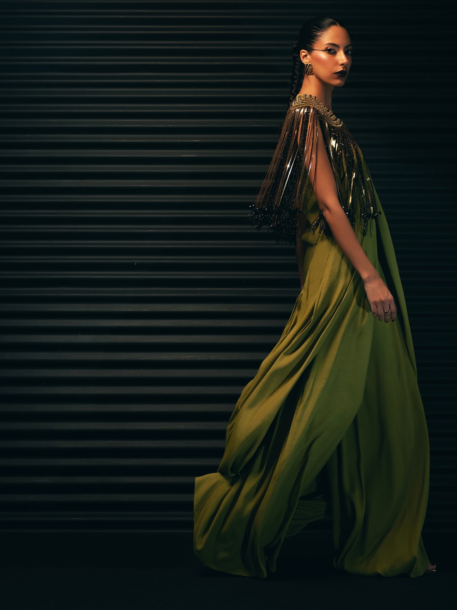 Sanam Chaudhri Demeter Green 1 Piece