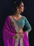 Sanam Chaudhri JAMEELA Saree fuchsia 1 Piece