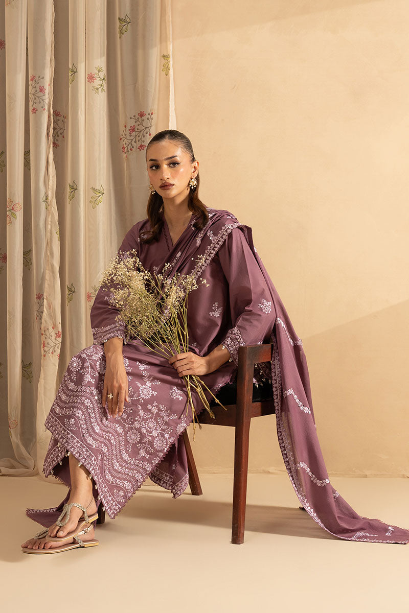 Cross Stitch - SUBTLE BLOOM - Lawn - 3 Piece - Unstitched