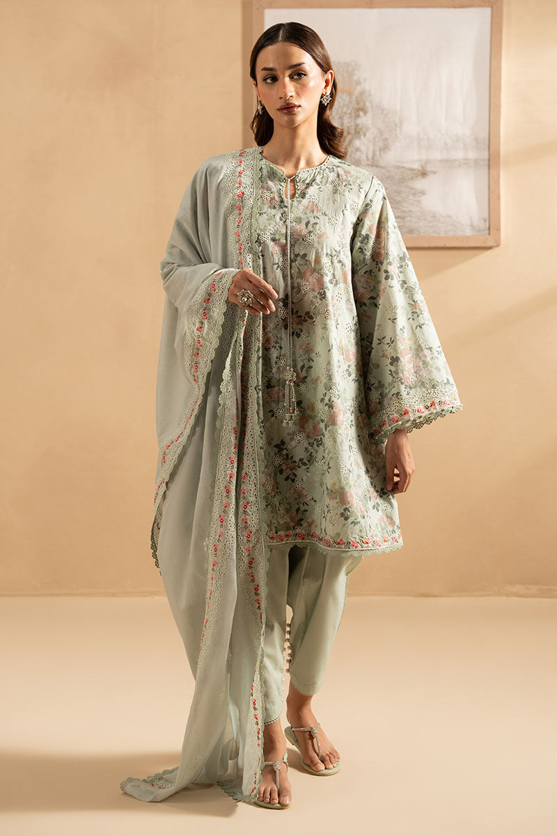 Cross Stitch - DEWY MEADOW - Lawn - 3 Piece - Unstitched
