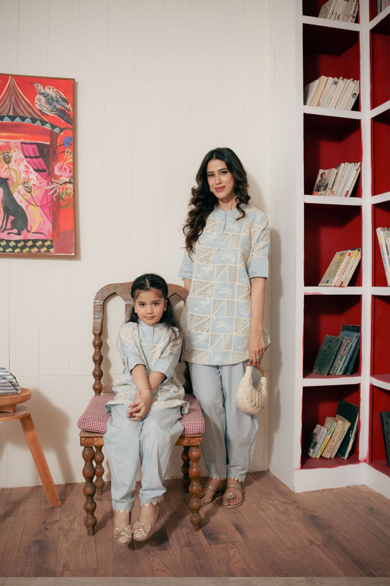 Leon - ELLA BLUE - Lawn - 2 Piece