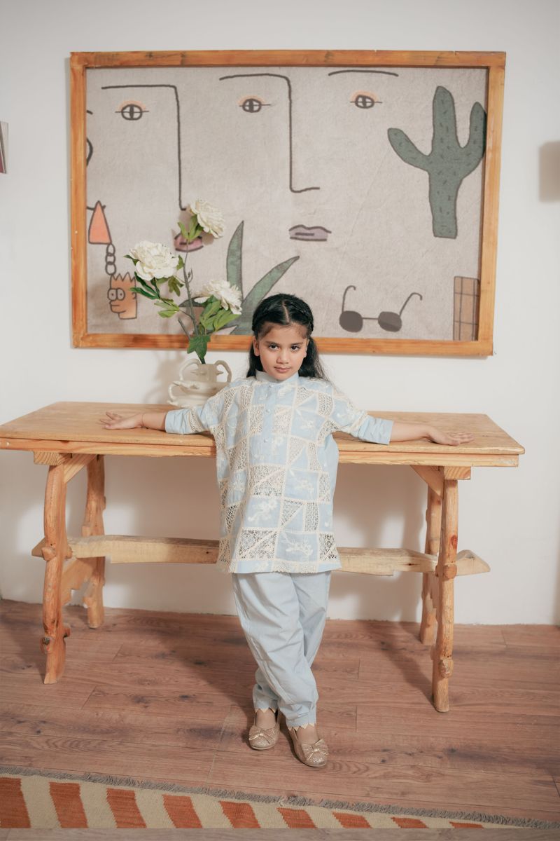 Leon Kid - ELLA BLUE - Lawn - 2 Piece