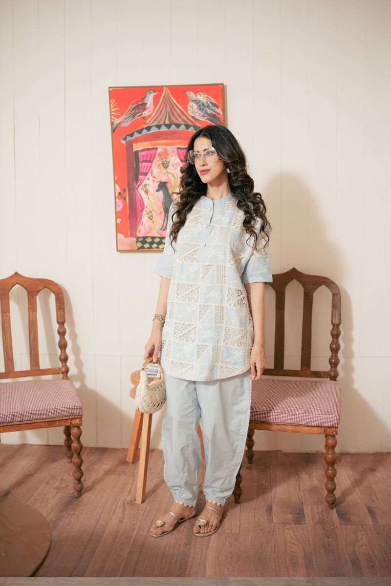 Leon - ELLA BLUE - Lawn - 2 Piece