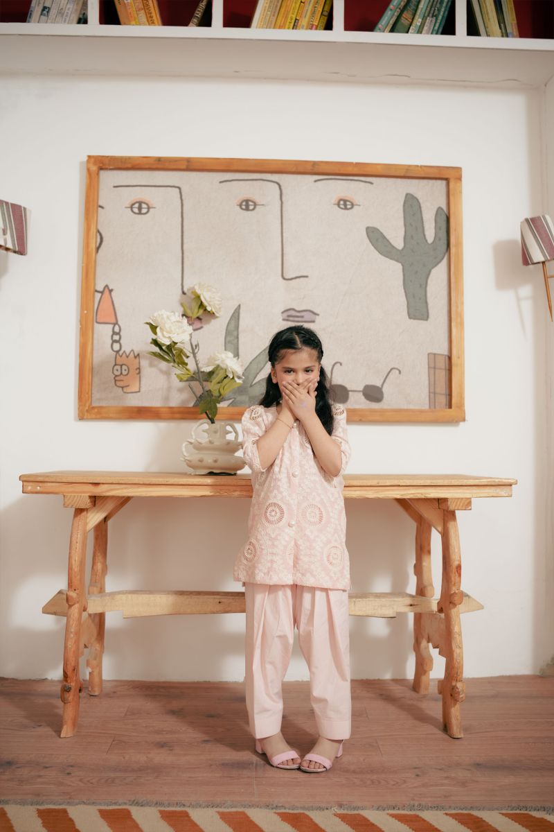 Leon Kid - Ella pink - Lawn - 2 Piece