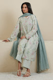 Cross Stitch - FLORAL GLINT - Lawn - 3 Piece - Unstitched