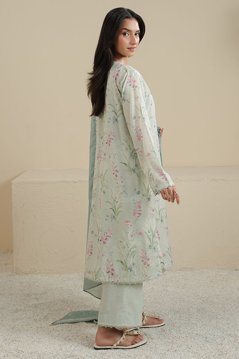 Cross Stitch - FLORAL GLINT - Lawn - 3 Piece - Unstitched