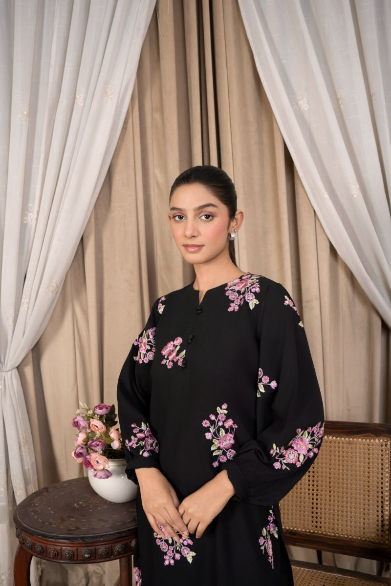Reema Ahsan - Fara - Georgette - Multi Black - 2 Piece