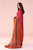 Musferah Saad - Fiery Bloom - Tissue & Printed Silk - 3 Piece