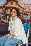 Gulabo - SAMBA SHIRT - White - Cotton Stretch - 1 Piece