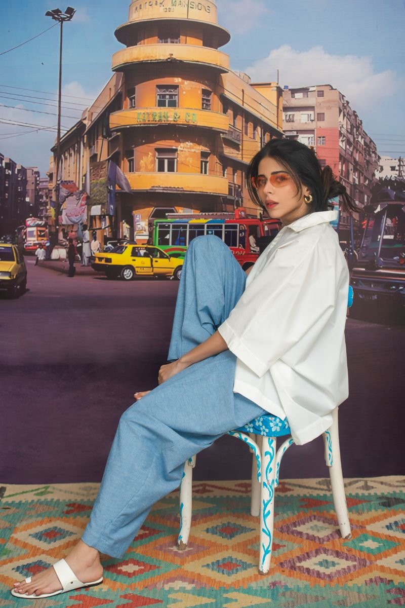 Gulabo - SAMBA SHIRT - White - Cotton Stretch - 1 Piece