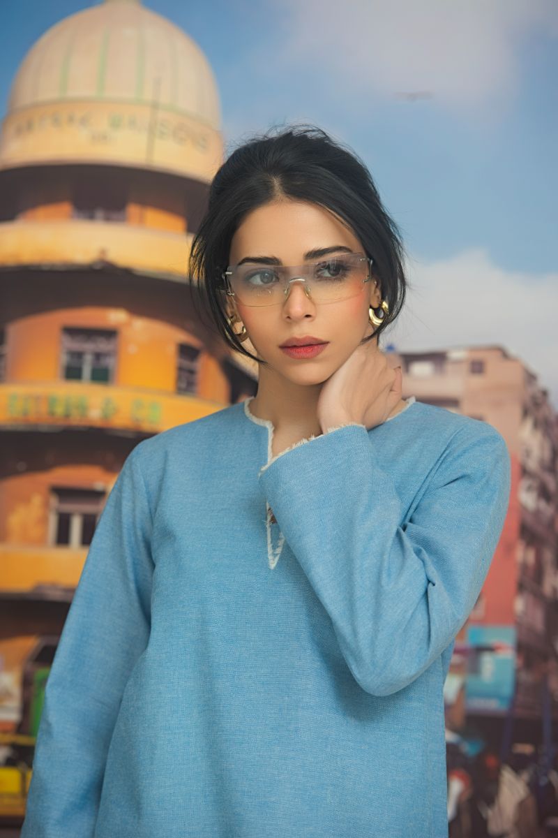 Gulabo - DENIM DUO - Blue - Denim - 2 Piece