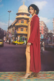 Gulabo - BURGUNDY DUSTER COAT - Burgundy - Blended Crepe - 1 Piece
