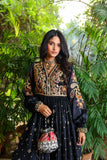Huma Adnan - Gulnaar - Silk - Black - 2 Piece