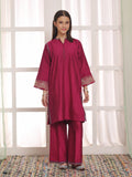 Oaks Embroidered Cotton Silk Co-ord set Atishi 2 Piece