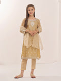Oaks - Embroidered Suit Pret Zari Golden  - 3 Piece