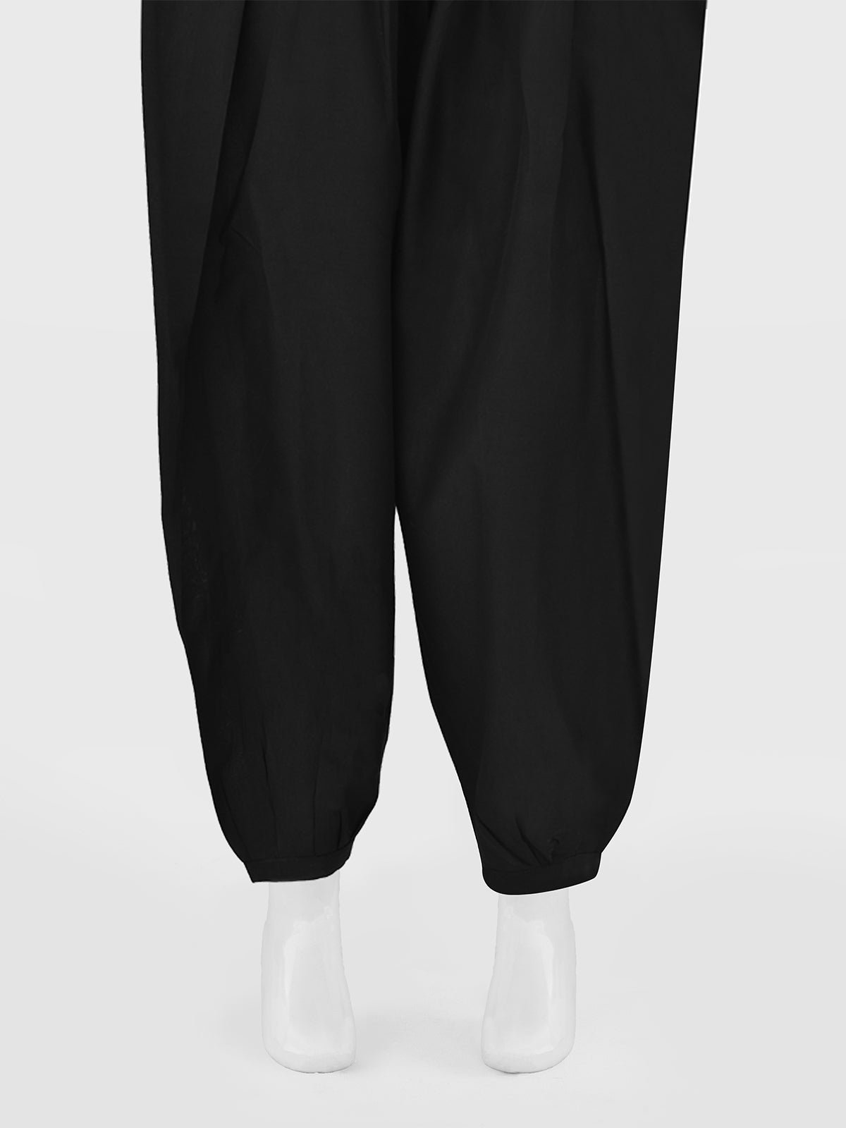 Oaks - Girls' Black Dyed Lawn Shalwar  - 1 Piece