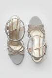 Milli Shoes - Block Heel Sandals For Women - Golden
