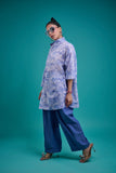Gulabo - WISTERIA - Swiss Lawn & Cotton - Lilac & Blue - 2 Piece