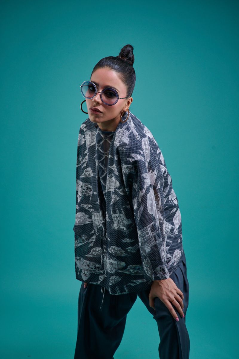 Gulabo - NOIR TOILE JACKET - Swiaa Lawn - Black - 1 Piece