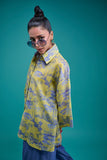 Gulabo - BLUE ZEST - Swiss Lawn & Cotton - Lime & Blue - 2 Piece