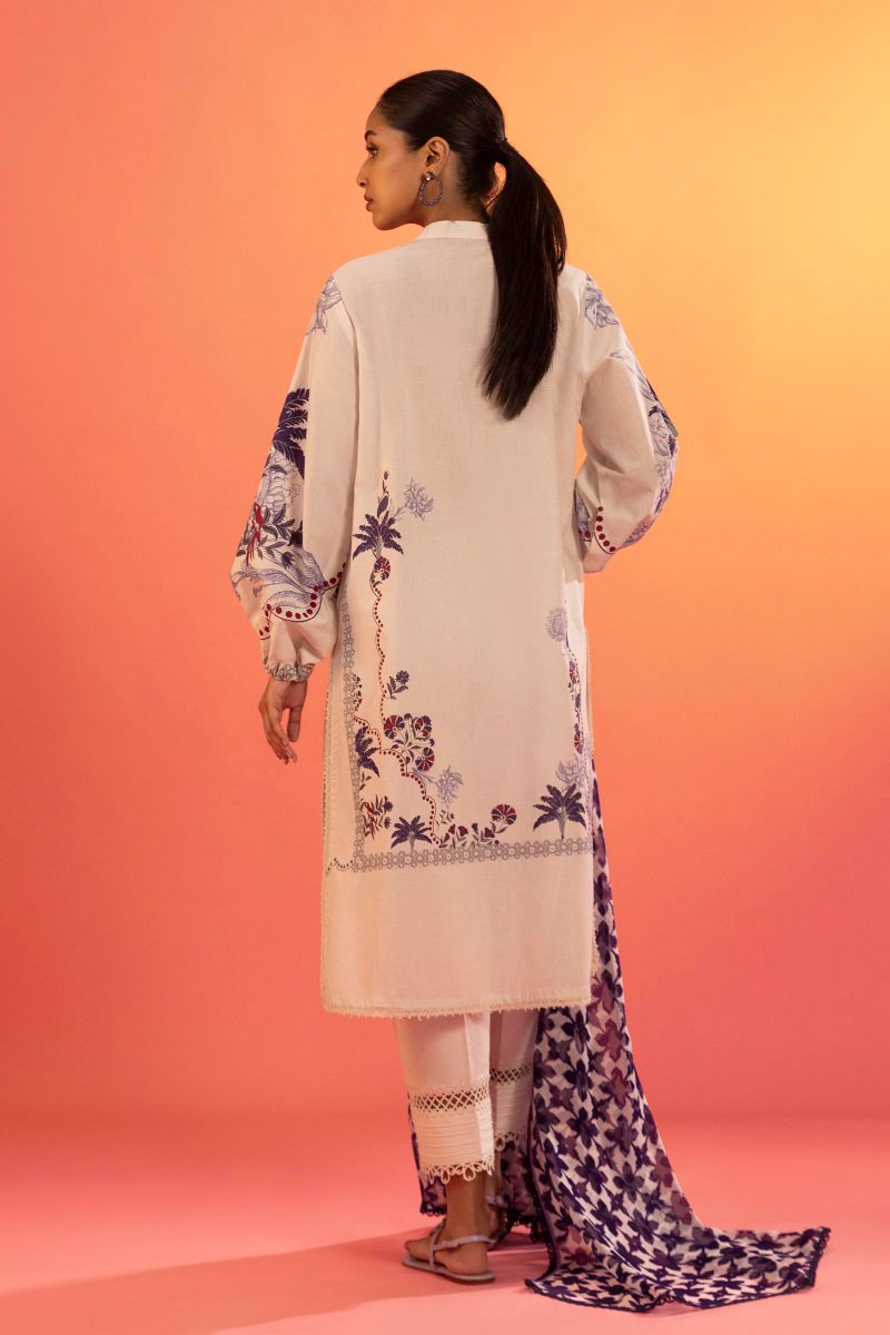 sana Safinaz - H252-001A-2I - Lawn - 2 Piece - Unstitched