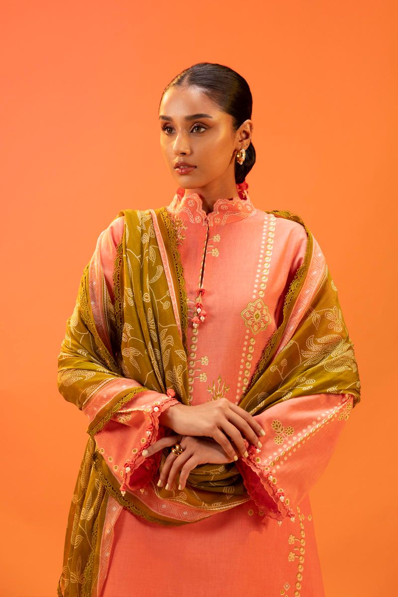 sana Safinaz - H252-003A-3CI - Lawn - 3 Piece - Unstitched