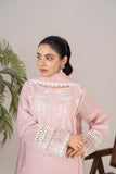 Laleen - Husna Cotton Silk Suit For Women - Baby Pink - 3 Piece