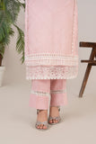 Laleen - Husna Cotton Silk Suit For Women - Baby Pink - 3 Piece
