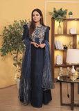 Shahid Chuhan - Kenza - Amar Khan Silk Suit For Women - Teal Blue
