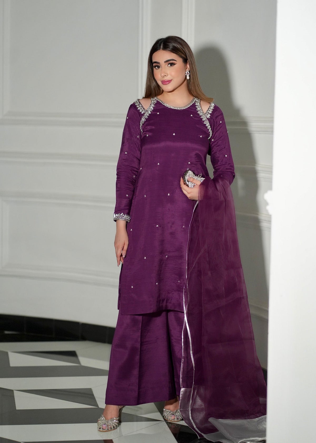 Allure by Ih - Arsh - Purple - 3 Piece