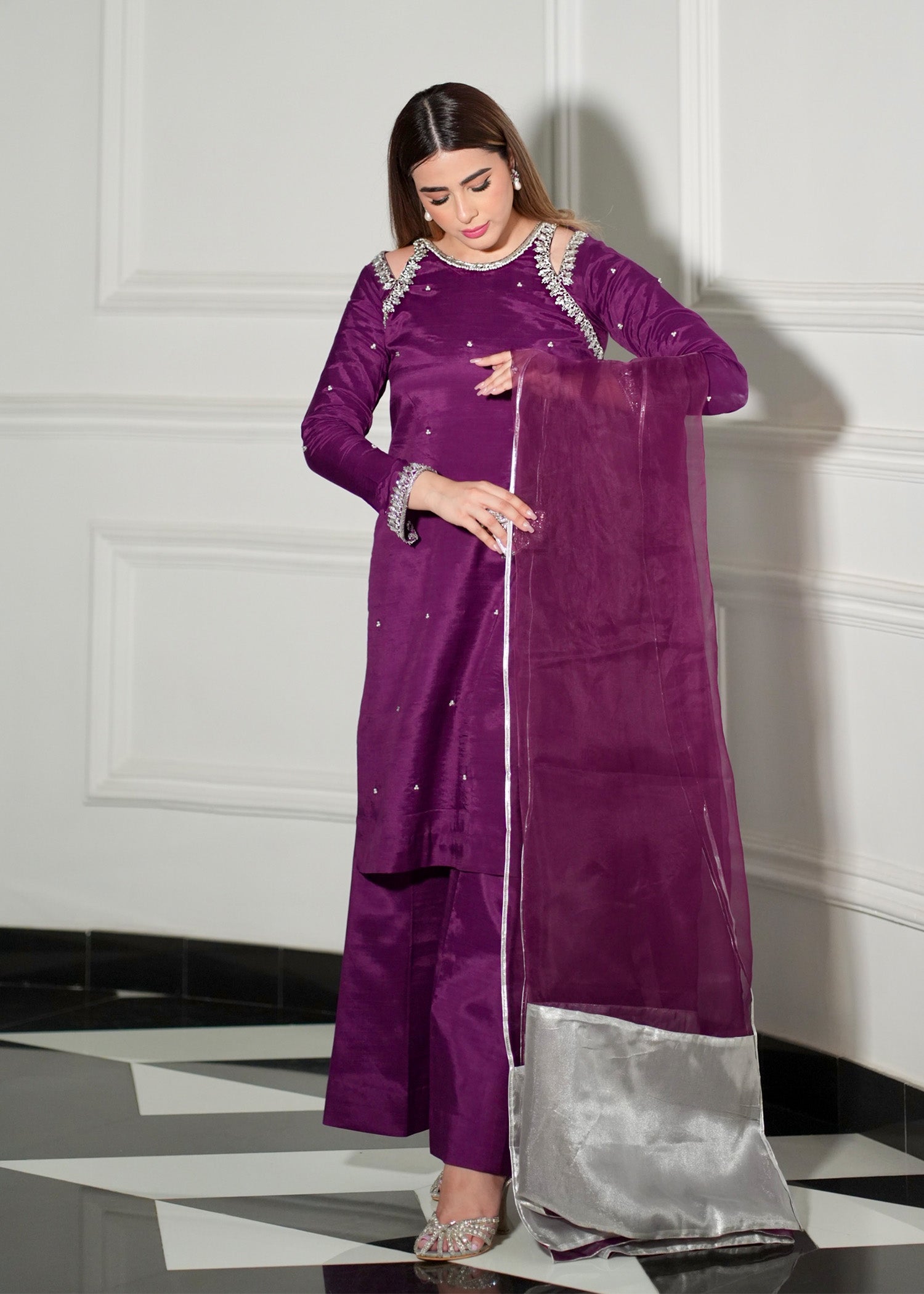 Allure by Ih - Arsh - Purple - 3 Piece