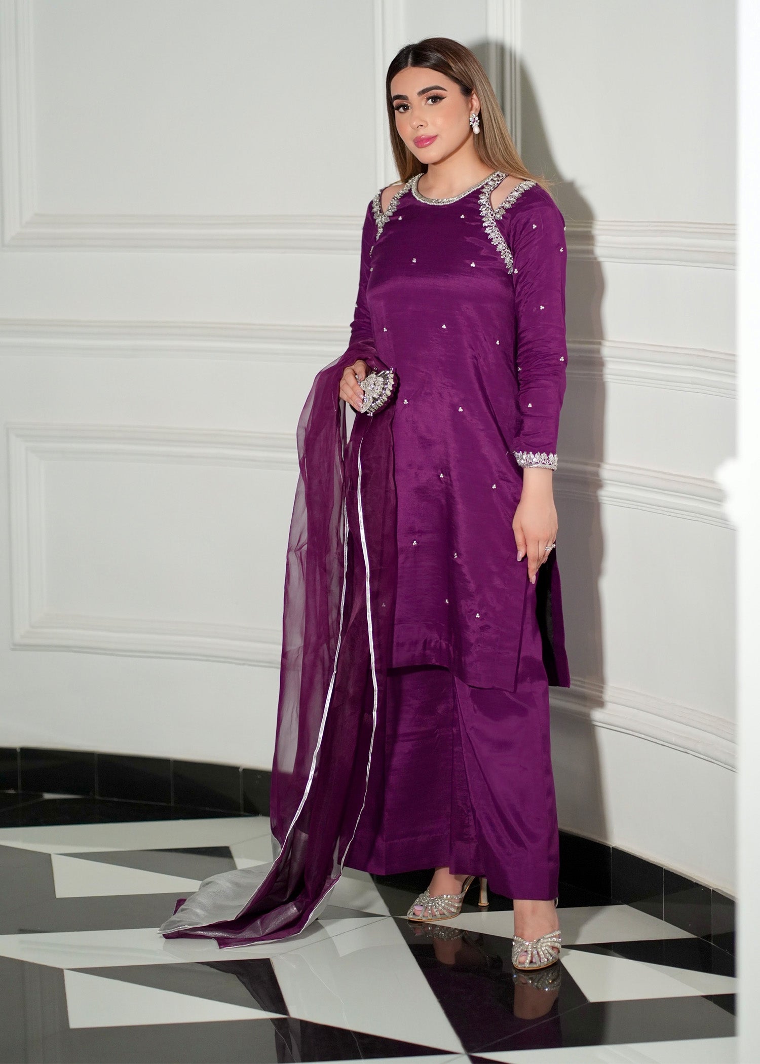 Allure by Ih - Arsh - Purple - 3 Piece