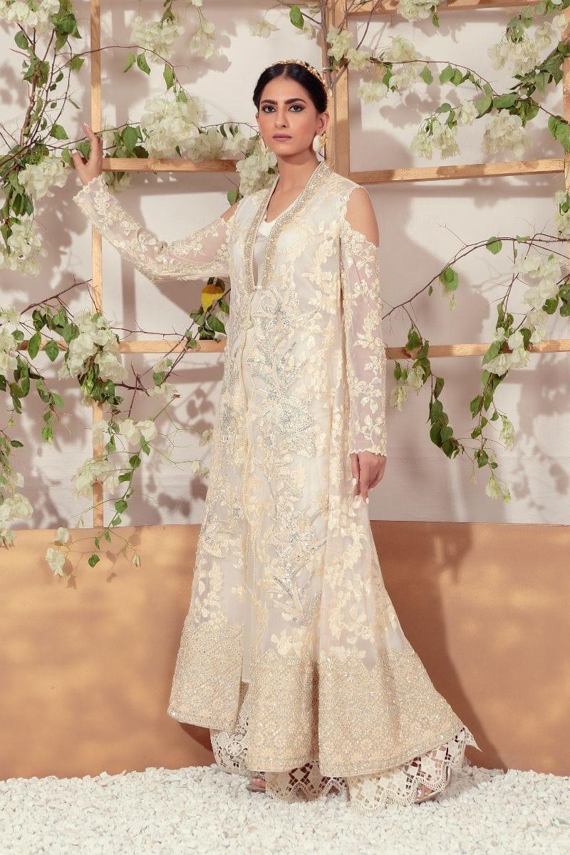 Shamaeel - EB-04 - Net - Floral Embroidered - 2 Piece - Studio by TCS